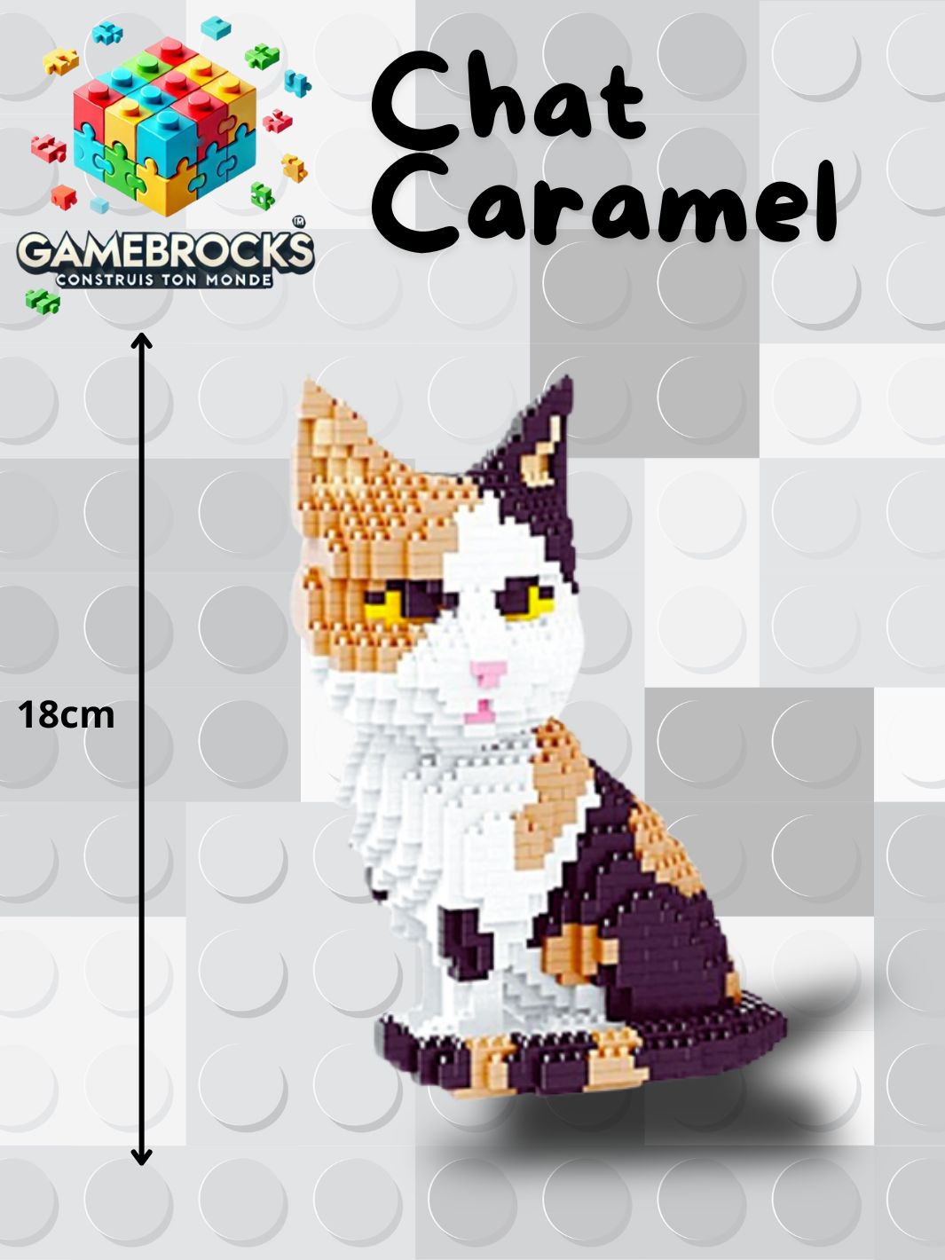 Jeu de construction <br> Chat Caramel