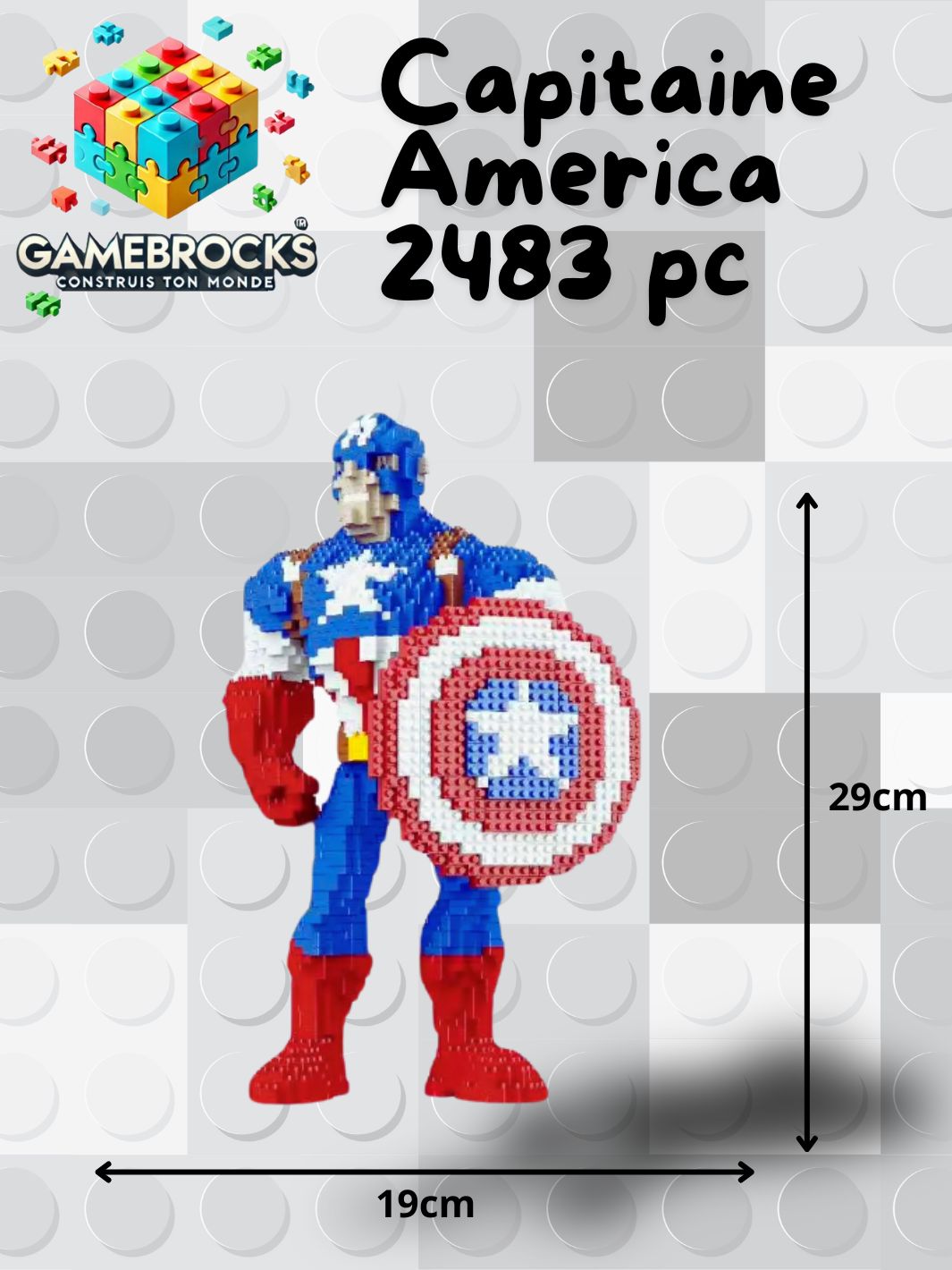 Jeu de construction Capitaine America
