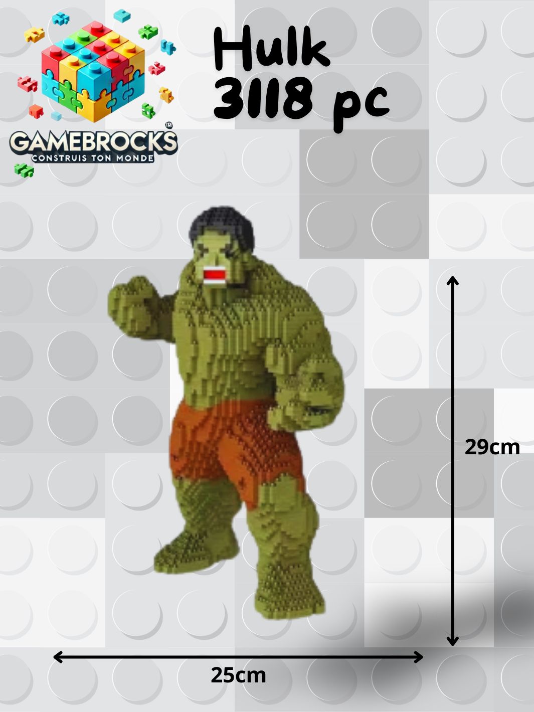 Jeu de construction Hulk