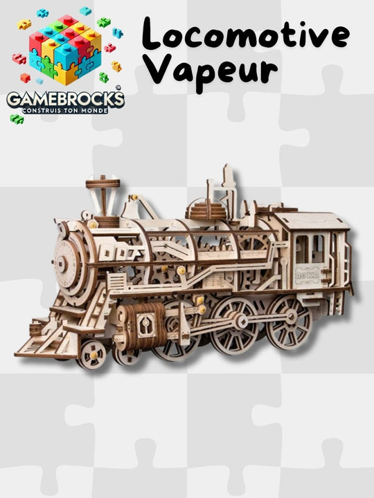 Puzzle 3D en bois <br> Dirigeable