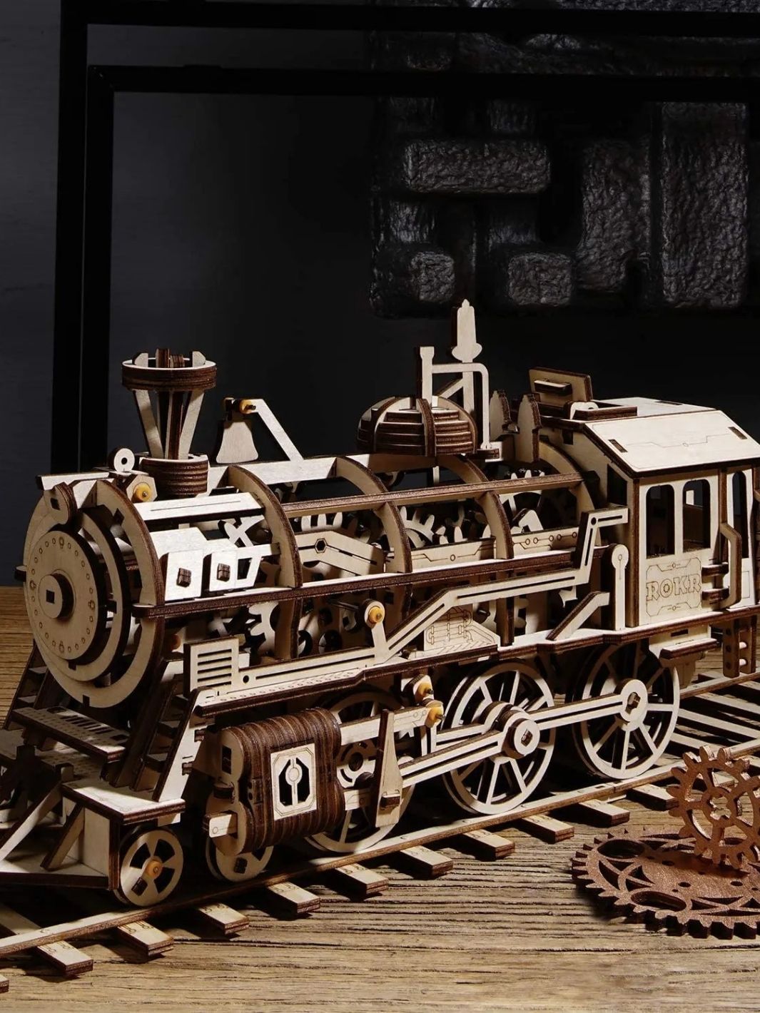 Puzzle 3D en bois <br> Dirigeable