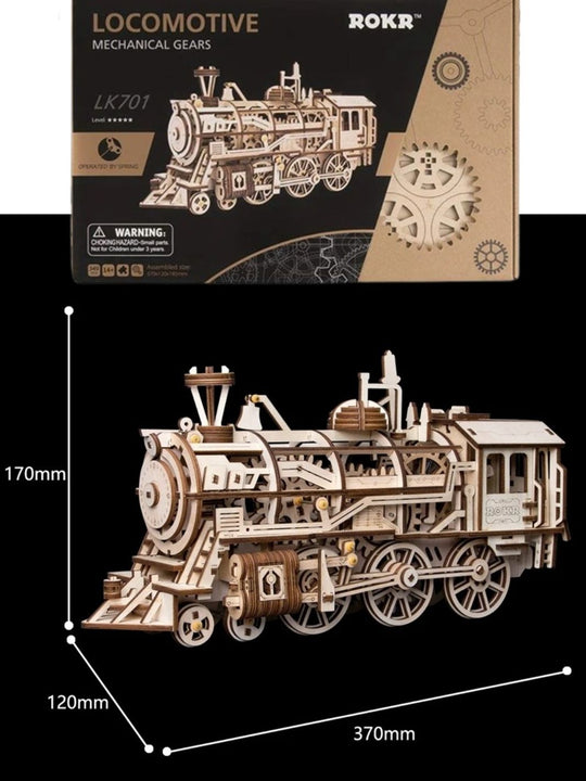 Puzzle 3D en bois <br> Dirigeable