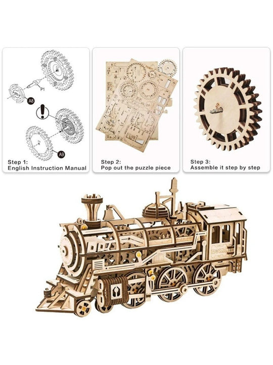 Puzzle 3D en bois <br> Dirigeable
