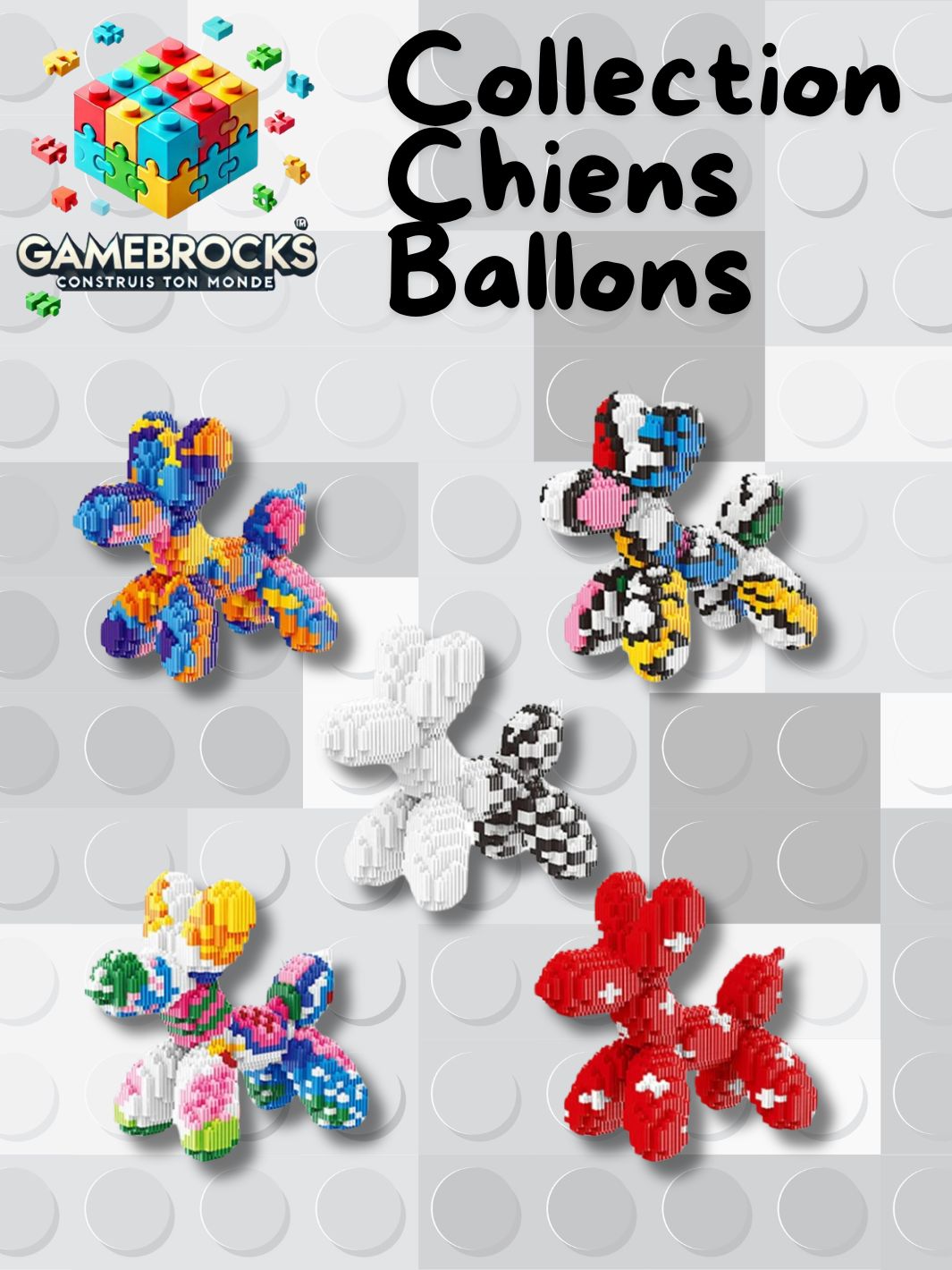 Jeu de construction Collection Chien Ballons