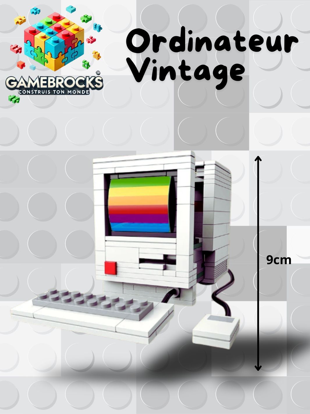 Jeu de construction Ordinateur Vintage