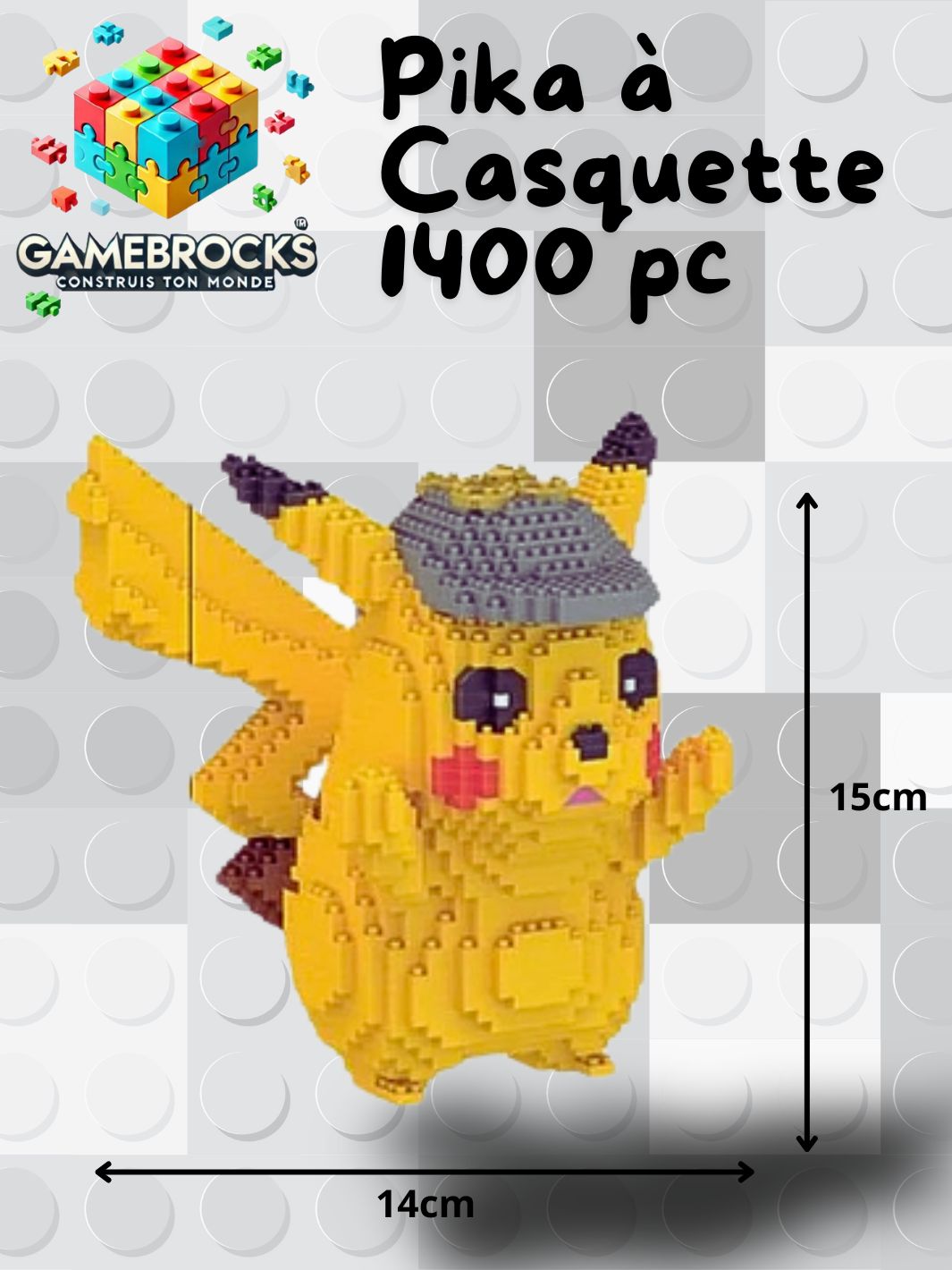 Jeu de construction Pika à Casquette
