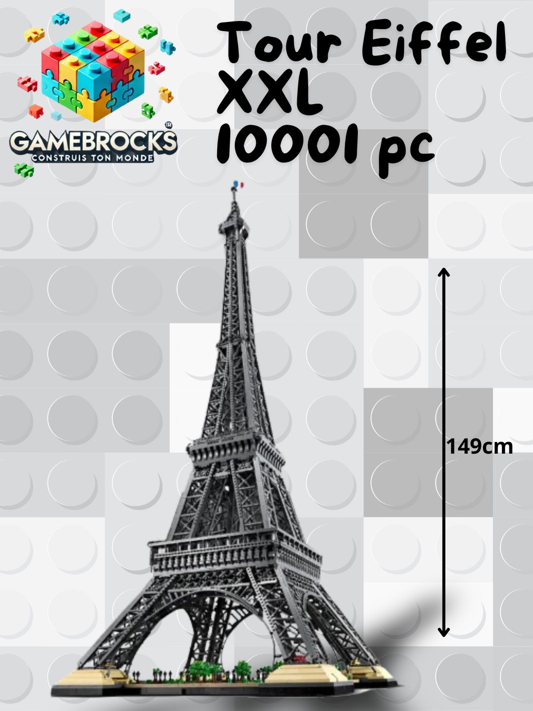 Jeu de construction Tour Eiffel XXL