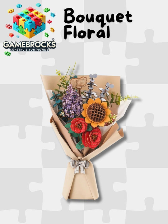 Puzzle 3D en bois Collection Bouquet Floral