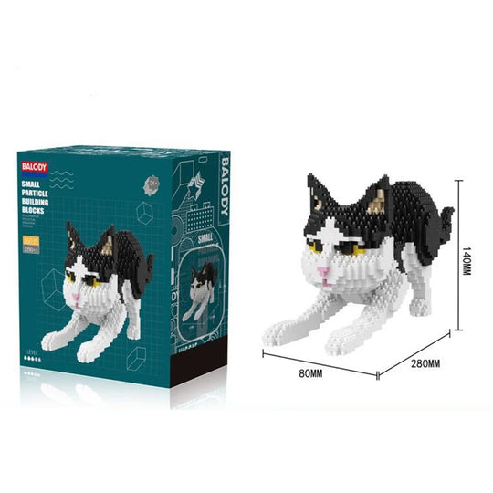 Cartoon Animal Building Blocks Creative Pet Dog And Cat Assembly Toy DIY Educational Puzzle Parent-Child Interactive Toy Cartoo