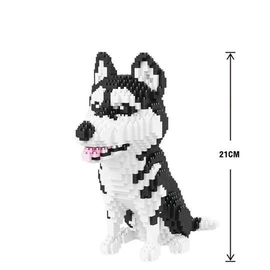 Cartoon Animal Building Blocks Creative Pet Dog And Cat Assembly Toy DIY Educational Puzzle Parent-Child Interactive Toy Cartoo