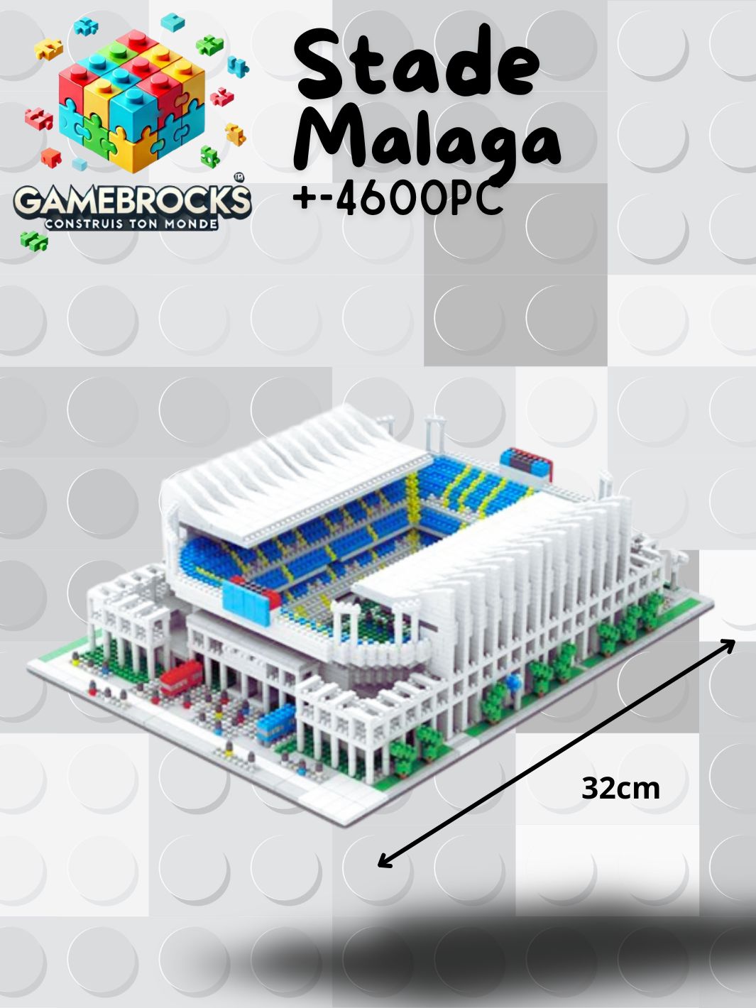 Jeu de construction stade de Malaga